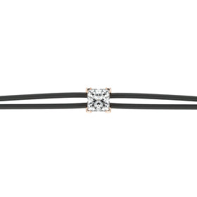 Bracelet cordon diamant Lune de Miel - 6