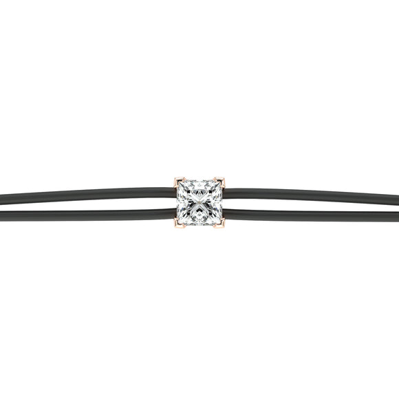 Bracelet cordon diamant Lune de Miel - 6