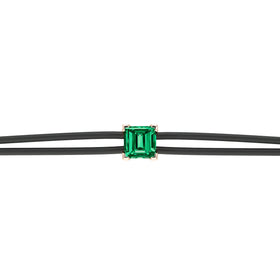 Bracelet cordon émeraude Lune de Miel - 6