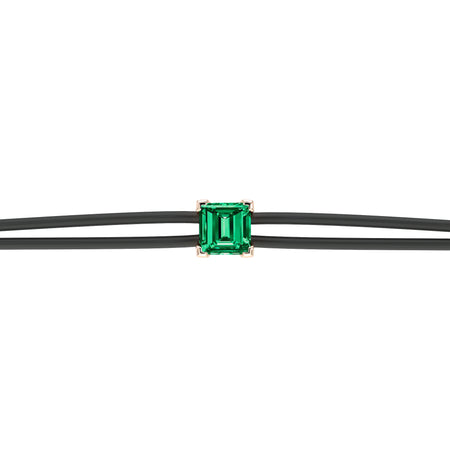 Bracelet cordon émeraude Lune de Miel - 6