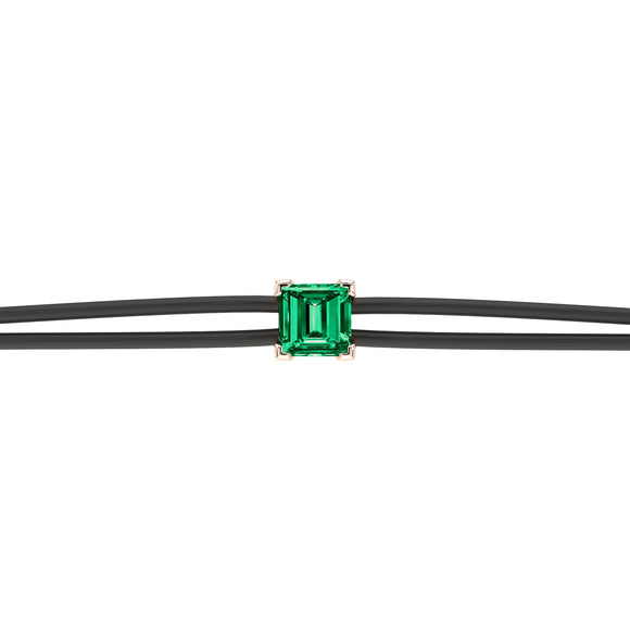 Bracelet cordon émeraude Lune de Miel - 6