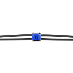 Bracelet cordon saphir Lune de Miel - 6