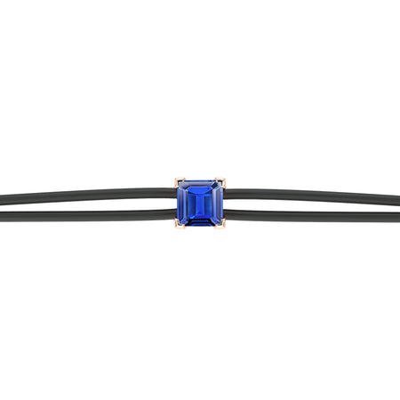 Bracelet cordon saphir Lune de Miel - 6
