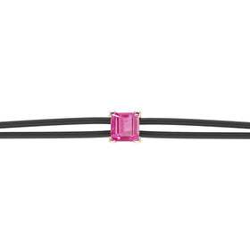 Bracelet cordon saphir rose Lune de Miel - 6