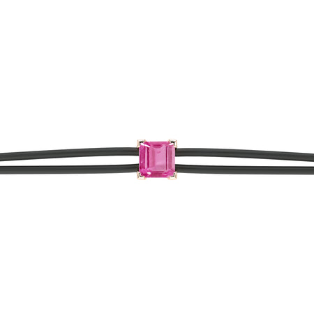 Bracelet cordon saphir rose Lune de Miel - 6