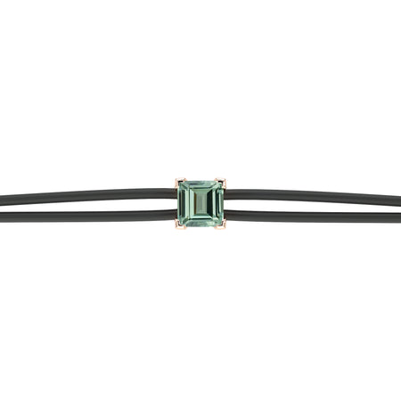 Bracelet cordon saphir vert Lune de Miel - 6