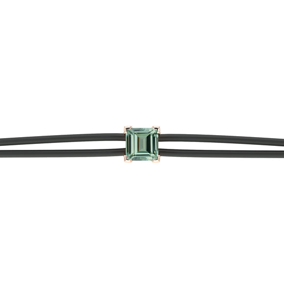 Bracelet cordon saphir vert Lune de Miel - 6