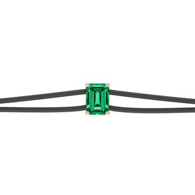 Bracelet cordon émeraude Lune de Miel - 3