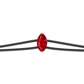 Bracelet cordon rubis Lune de Miel - 2
