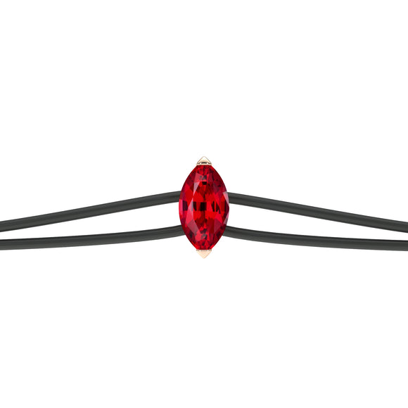 Bracelet cordon rubis Lune de Miel - 2
