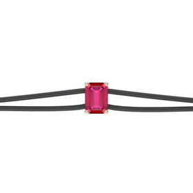 Bracelet cordon rubis Lune de Miel - 3