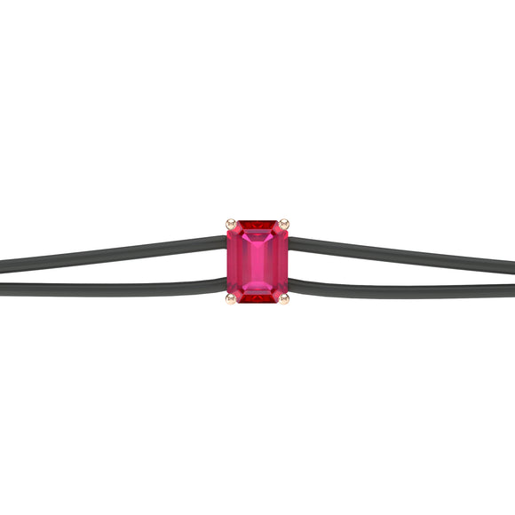 Bracelet cordon rubis Lune de Miel - 3