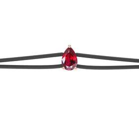 Bracelet cordon rubis Lune de Miel - 4
