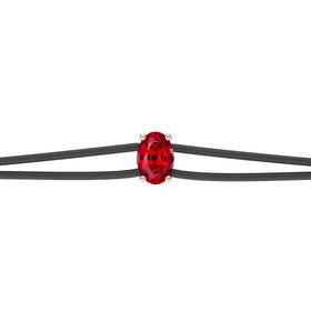 Bracelet cordon rubis Lune de Miel - 5