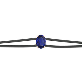 Bracelet cordon saphir Lune de Miel - 5
