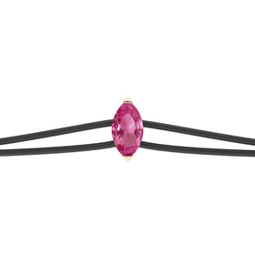 Bracelet cordon saphir rose Lune de Miel - 2
