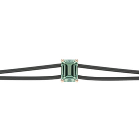 Bracelet cordon saphir vert Lune de Miel - 3