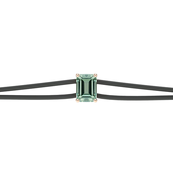 Bracelet cordon saphir vert Lune de Miel - 3