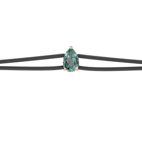 Bracelet cordon saphir vert Lune de Miel - 4