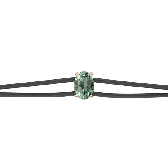 Bracelet cordon saphir vert Lune de Miel - 5