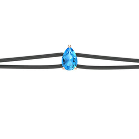 Bracelet cordon topaze Lune de Miel - 4
