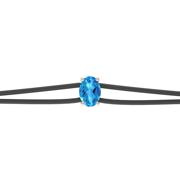 Bracelet cordon topaze Lune de Miel - 5