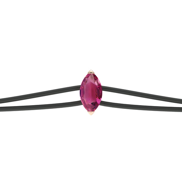 Bracelet cordon tourmaline Lune de Miel - 2