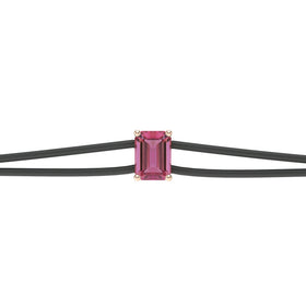 Bracelet cordon tourmaline Lune de Miel - 3