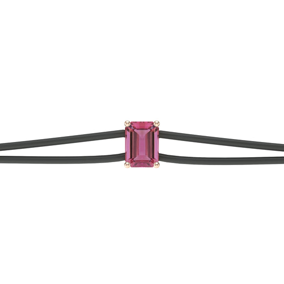 Bracelet cordon tourmaline Lune de Miel - 3