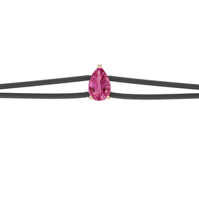 Bracelet cordon tourmaline Lune de Miel - 4