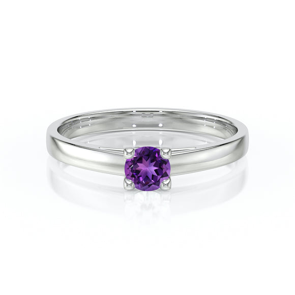 Solitaire améthyste Lune de Miel – 1
