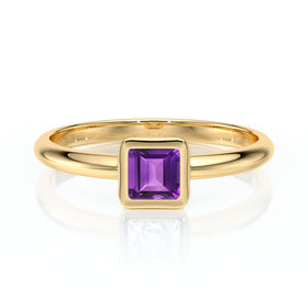 Solitaire améthyste Nuit de Noces – 3