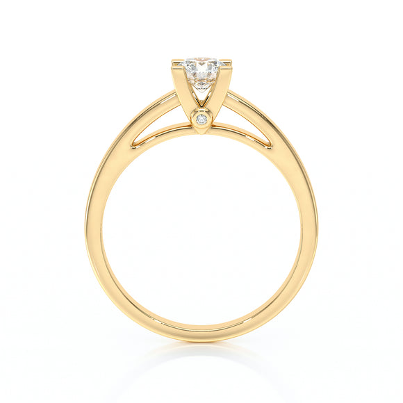 Solitaire diamant Lune de Miel - 10