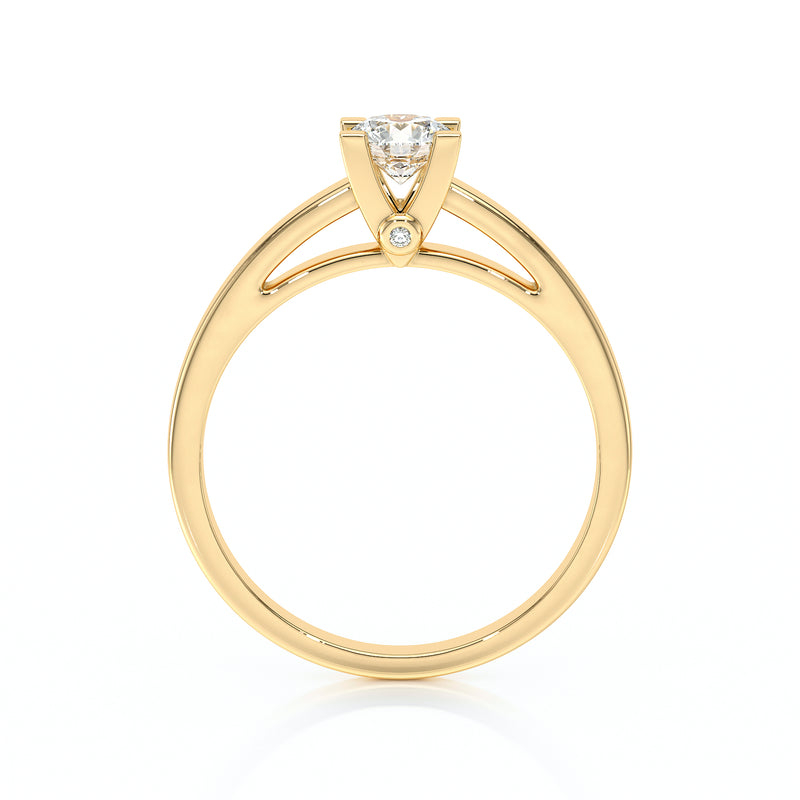 Solitaire diamant Lune de Miel - 10