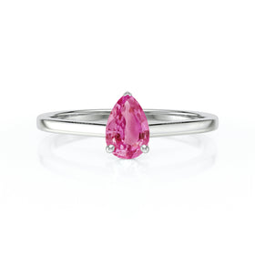 Solitaire saphir rose Une Promesse – 1