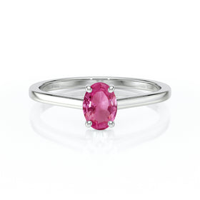 Solitaire saphir rose Une Promesse – 2