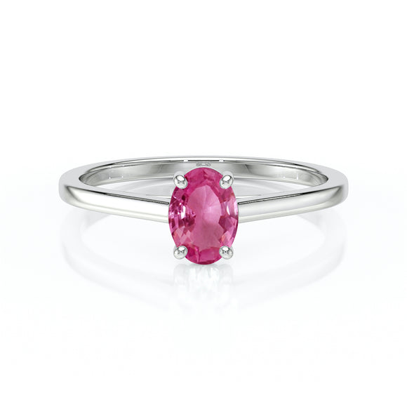 Solitaire saphir rose Une Promesse – 2