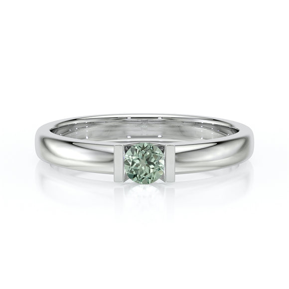 Solitaire saphir vert Pour Toujours - 2