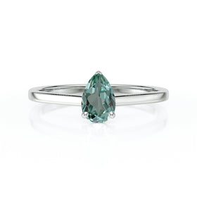 Solitaire saphir vert Une Promesse – 1