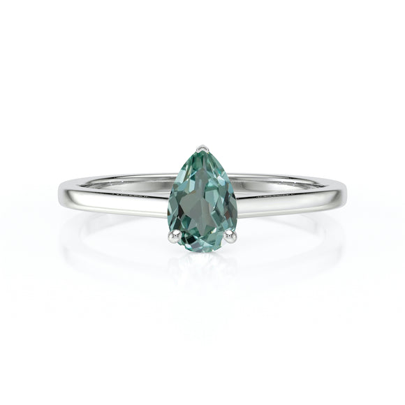 Solitaire saphir vert Une Promesse – 1