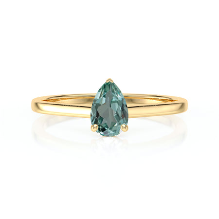 Solitaire saphir vert Une Promesse – 1