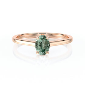 Solitaire saphir vert Une Promesse – 2