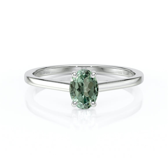 Solitaire saphir vert Une Promesse – 2