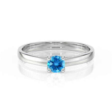 Solitaire topaze Lune de Miel – 1