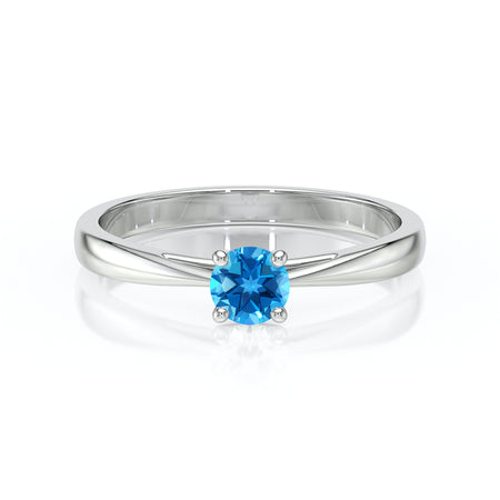 Solitaire topaze Lune de Miel – 2