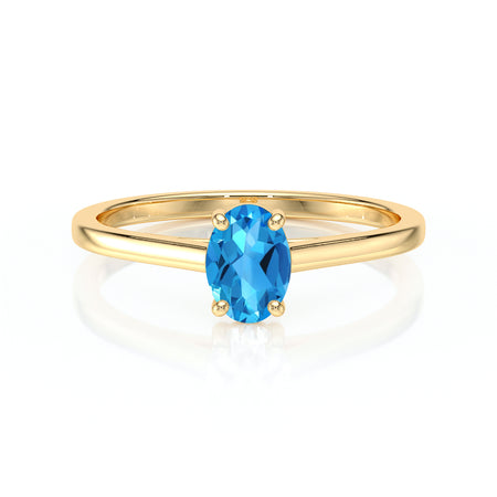 Solitaire topaze Une Promesse – 2