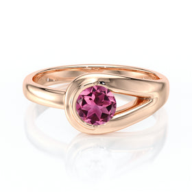 Solitaire tourmaline Amour de Minuit - 3