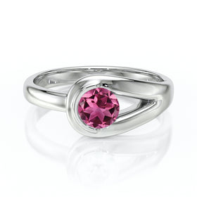 Solitaire tourmaline Amour de Minuit - 3