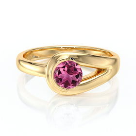 Solitaire tourmaline Amour de Minuit - 3