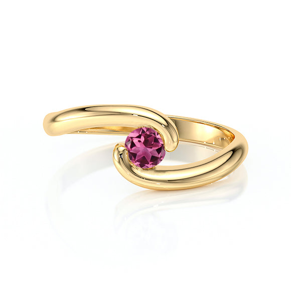 Solitaire tourmaline Etincelle d’Amour - 3